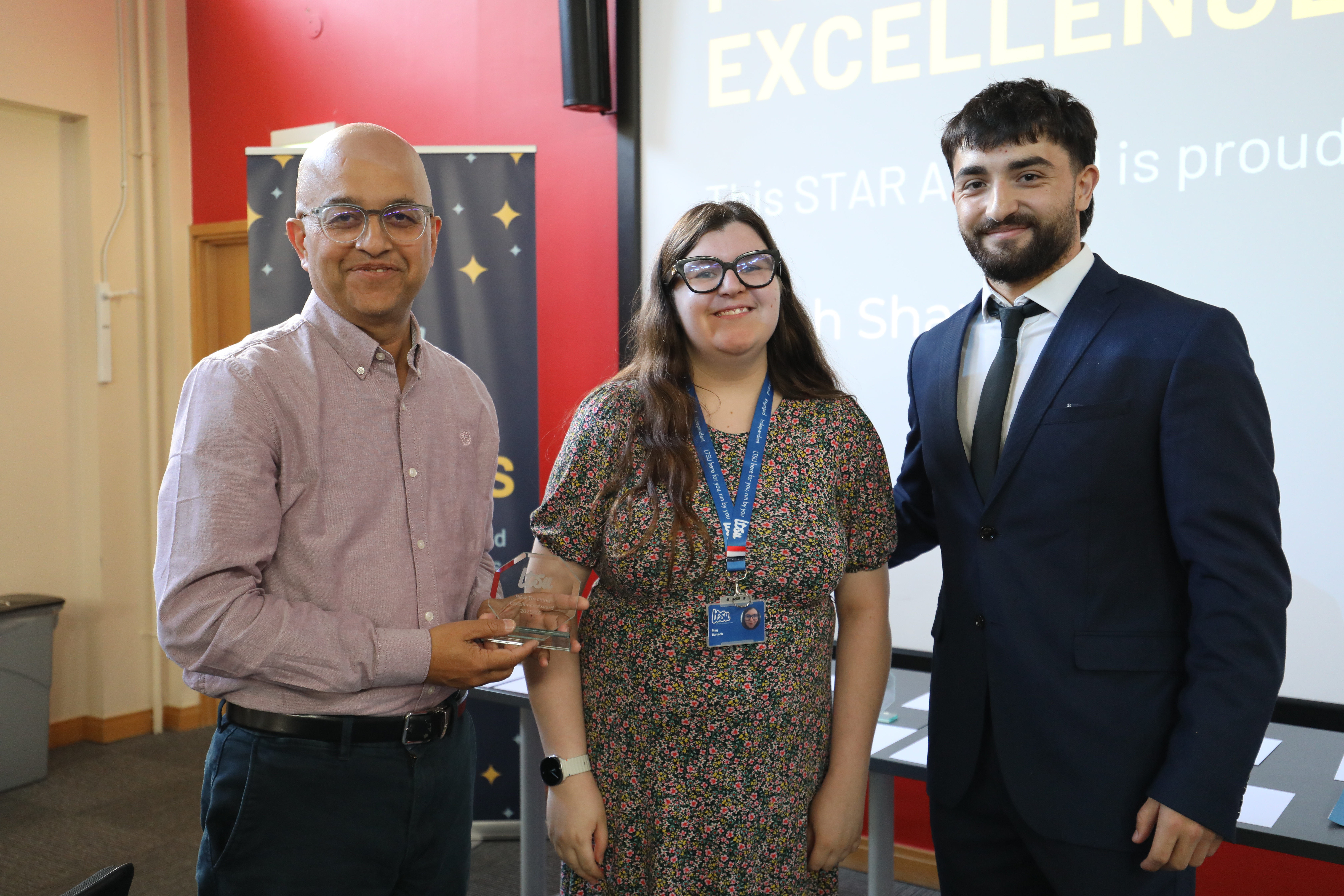 Image of Satish, Alex and Meg